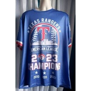 Texas Rangers Men's 2023 World Series Champions ALCS T-Shirt 2XL